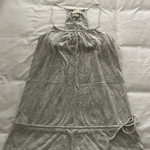 Gray Abercrombie tank with embellishment